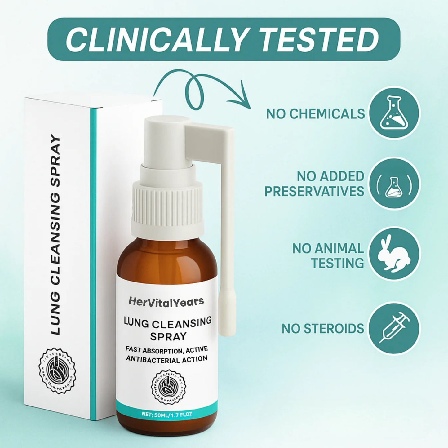 HerVitalYears™ Lung Cleansing Spray