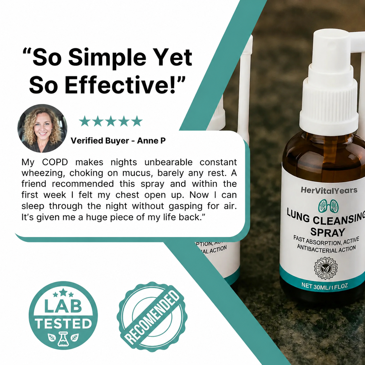HerVitalYears™ Lung Cleansing Spray