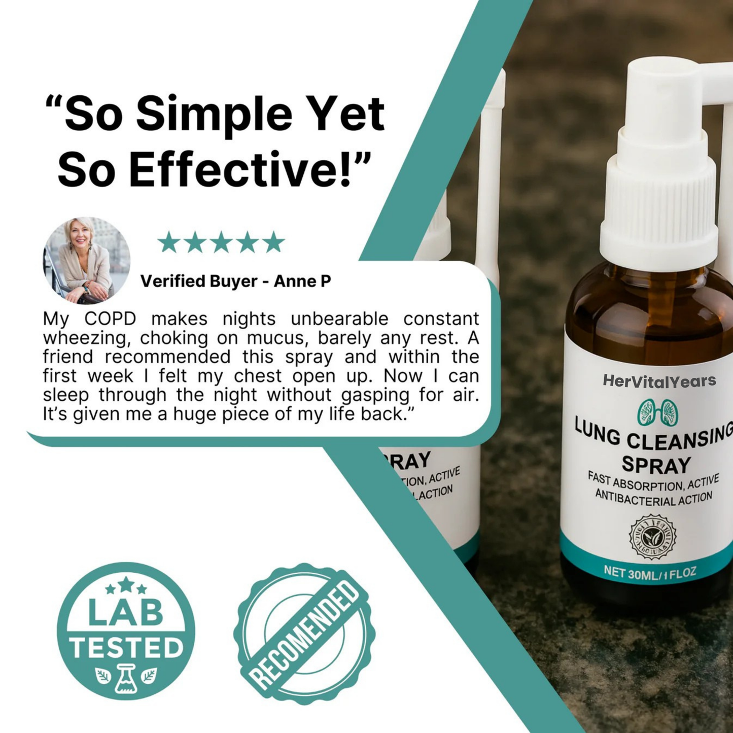 HerVitalYears™ Lung Cleansing Spray